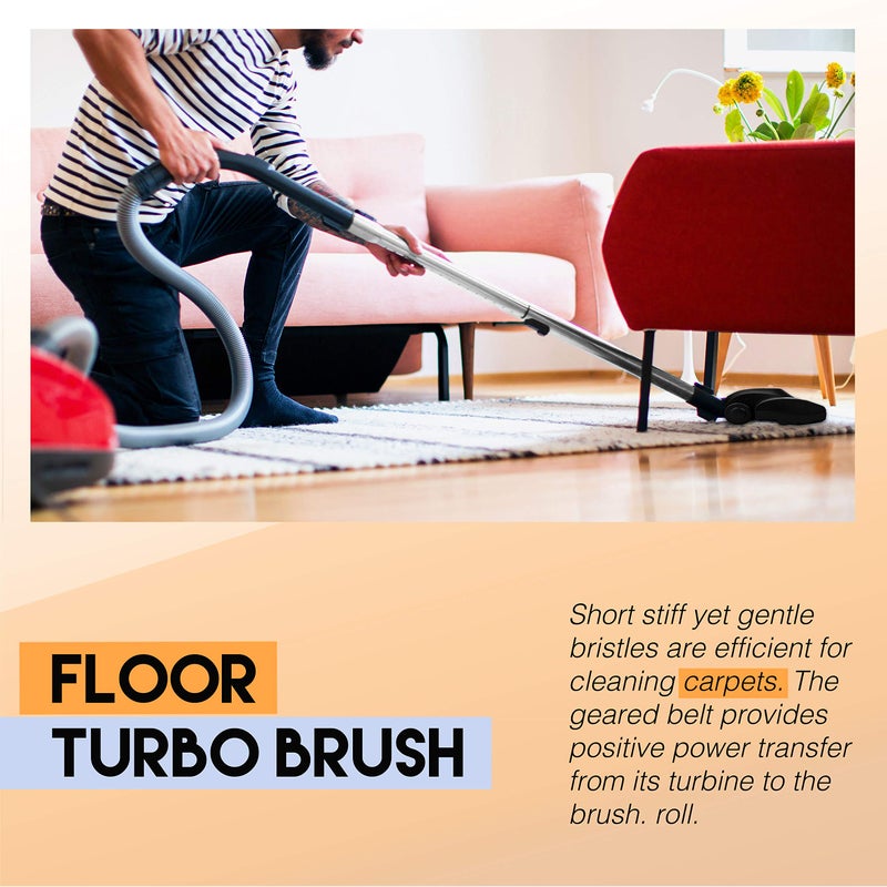 Splinova Miele Turbo Head Cleaner, Hand Attachment and Floor Tool Accessory for Carpet and Area Rugs. - Image 3